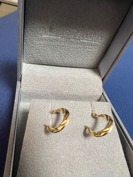 Cercei rotunzi aur 18k