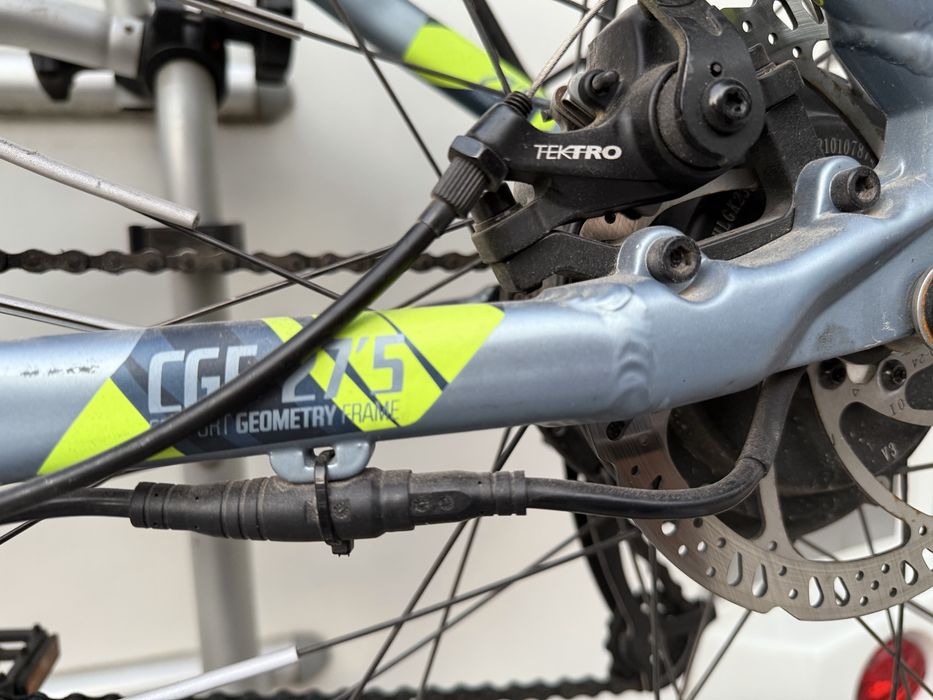 Bicicleta electrica MTB ROCKRIDER, 27,5”, E-ST 100 Albastru, mas S