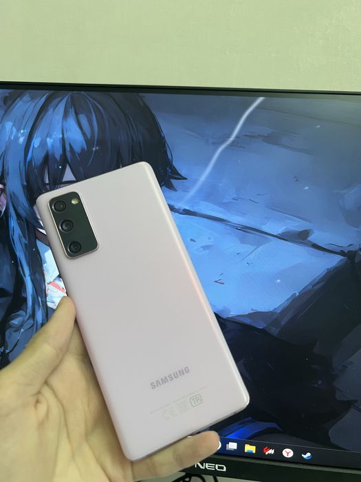 samsung s20 fe стекло с полоской а так идеал