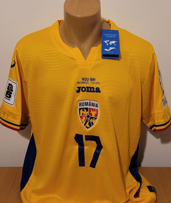 Tricou Tanase Florin Romania nationala, nu fcsb fotbal colectie caodu