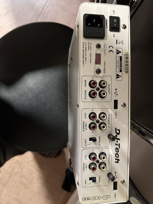 Mixer dj tech mx120