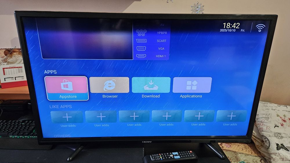 Led Smart tv с Android Crown 40"