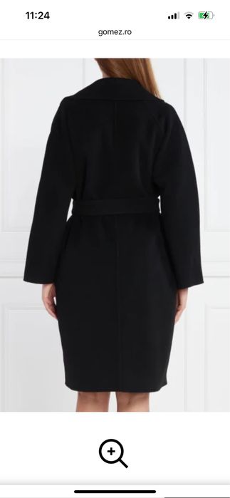 Palton dama Weekend Maxmara Rovo negru