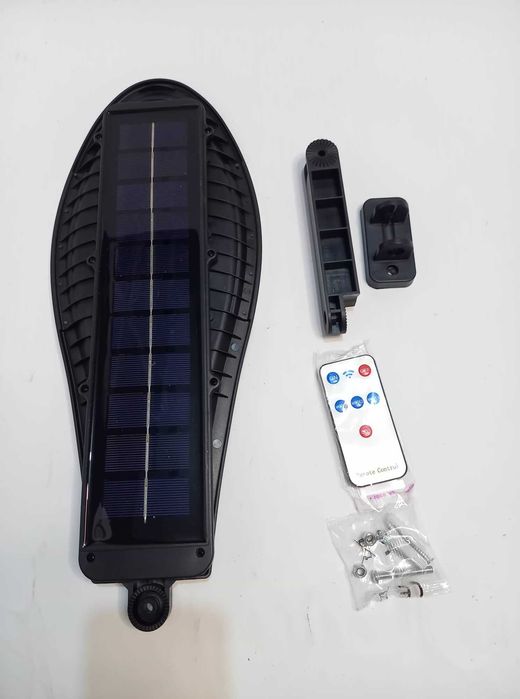 МОЩНА соларна лампа 1200 W с дистанционно и три режима на работа LED