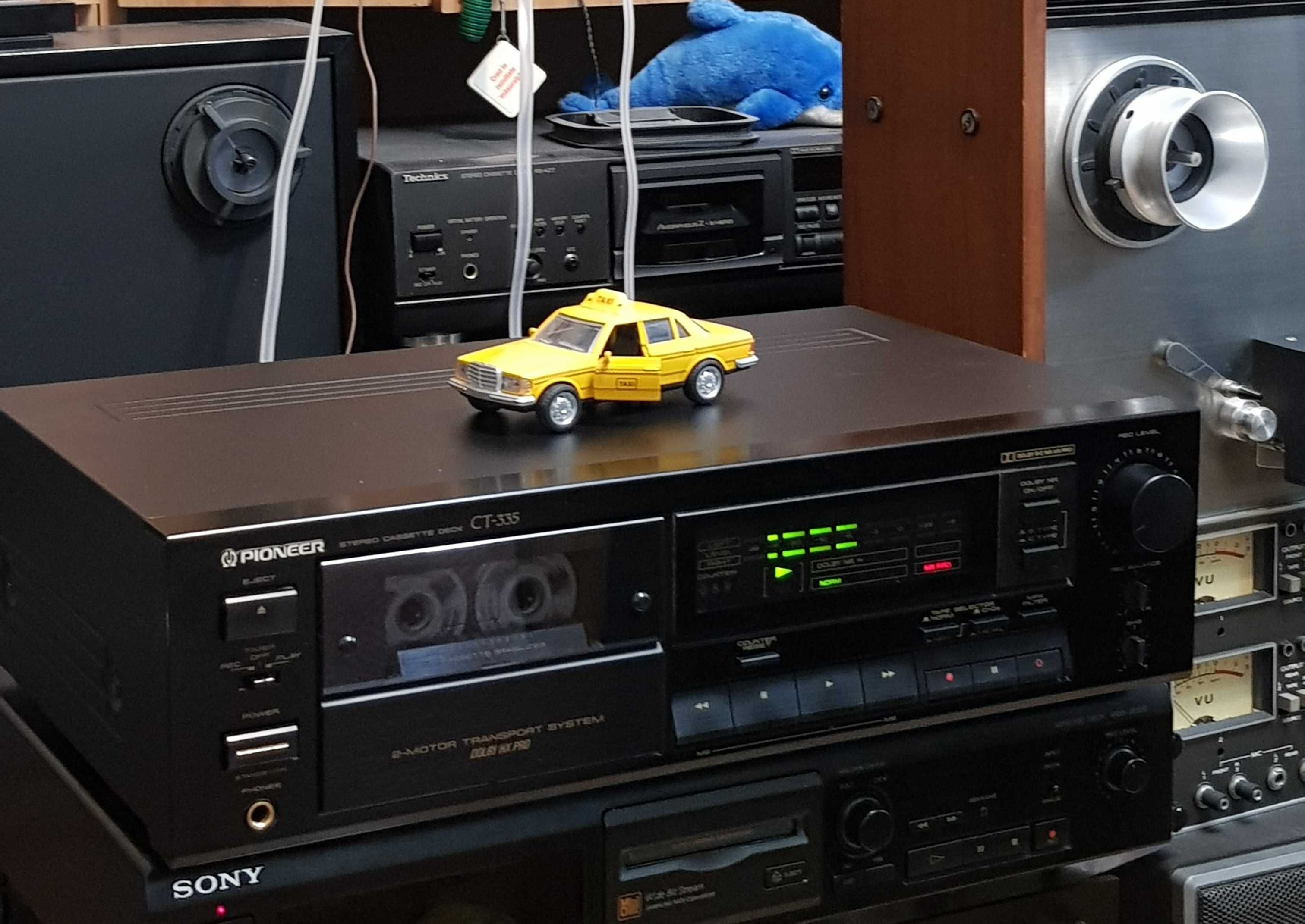 Casetofon Deck Stereo Vintage PIONEER CT 335 BLACK (Made in Japan)