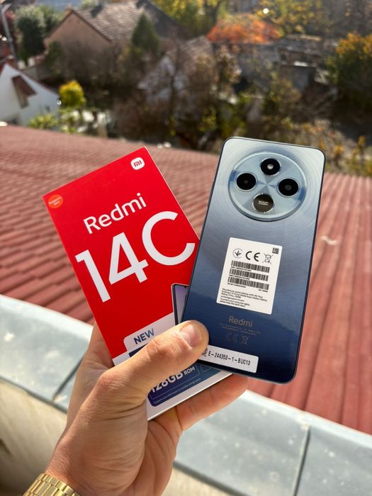 Xiaomi Redmi 14C,Blue/Black,Dual SIM,Memorie128GB,8GB RAM-NOU LA CUTIE