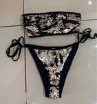 Costum de baie cu paiete