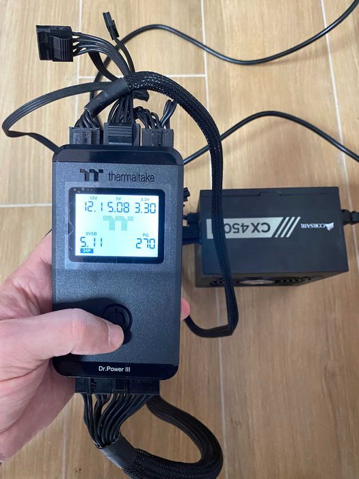 Sursa Corsair CX450M -Functionala, Testata