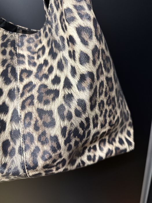 Чанта  нова леопардов принт