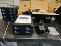 CENMATE 4-bay hard drive enclosure with fan for 2.5/3.5" SATA HDD/SSD