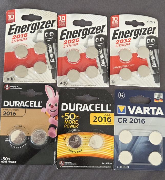 Baterii Energizer, varta,Duracell