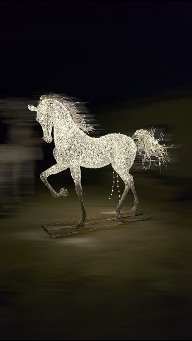 Новогодние скульптура