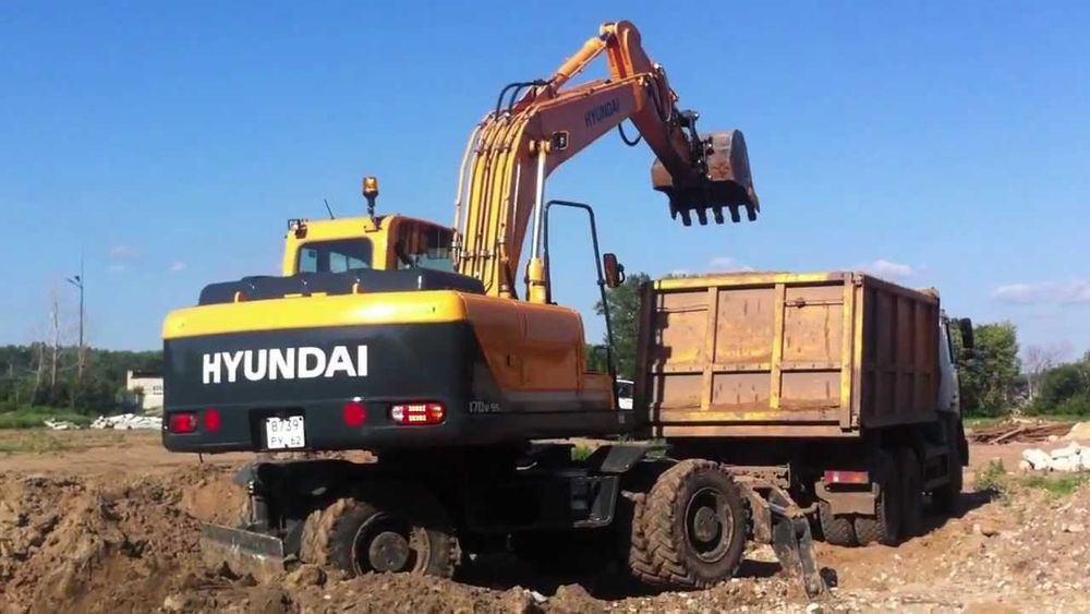 Услуги экскаватор-погрузчик-ямобур-гидромолот-клык рыхлитель