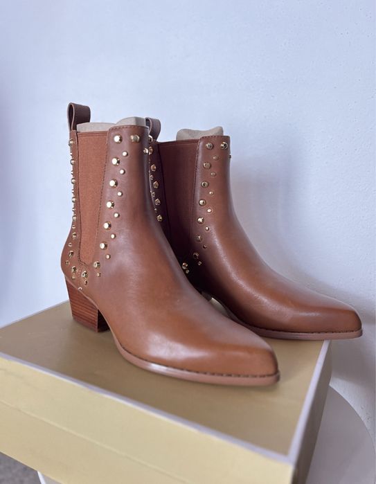 Cizme piele Michael Kors, noi. Marimea 6M/ echivalent 36/36,5
