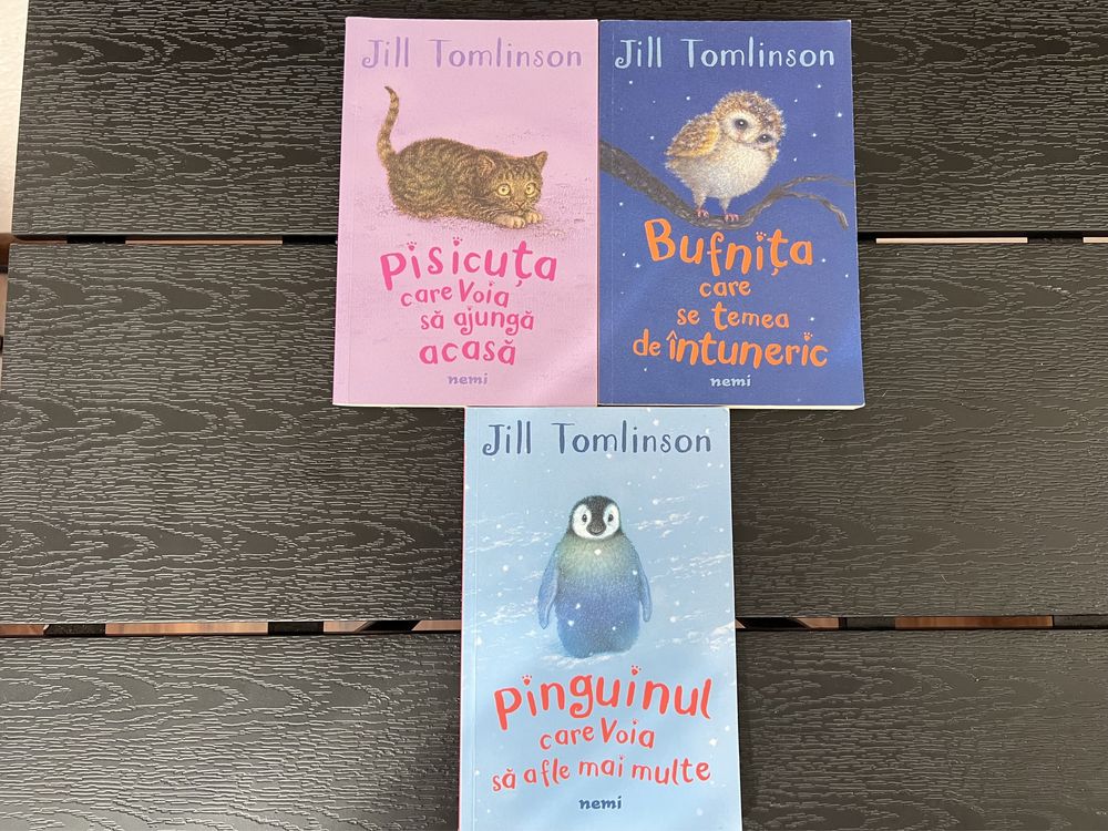 3 cărți copii Jil Tomlinson, ca noi