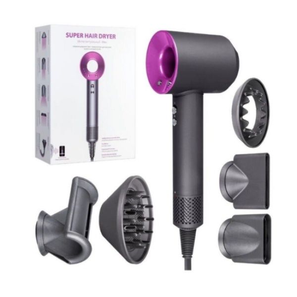 Uscător de Păr Profesional Super Sonic,cu Accesorii Magnetice genDyson