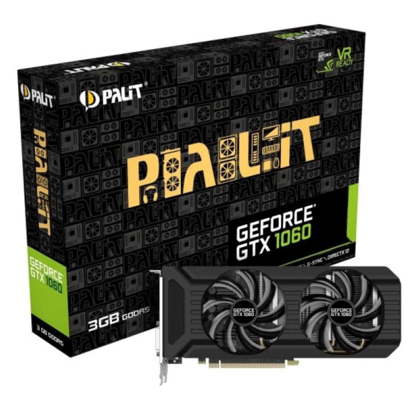 Видеокарта Palit Nvidia GeForce GTX 1060 3Gb DUAL