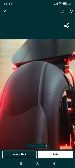 Trotineta Electrica Echipamenta cu toate accesoriile la ea