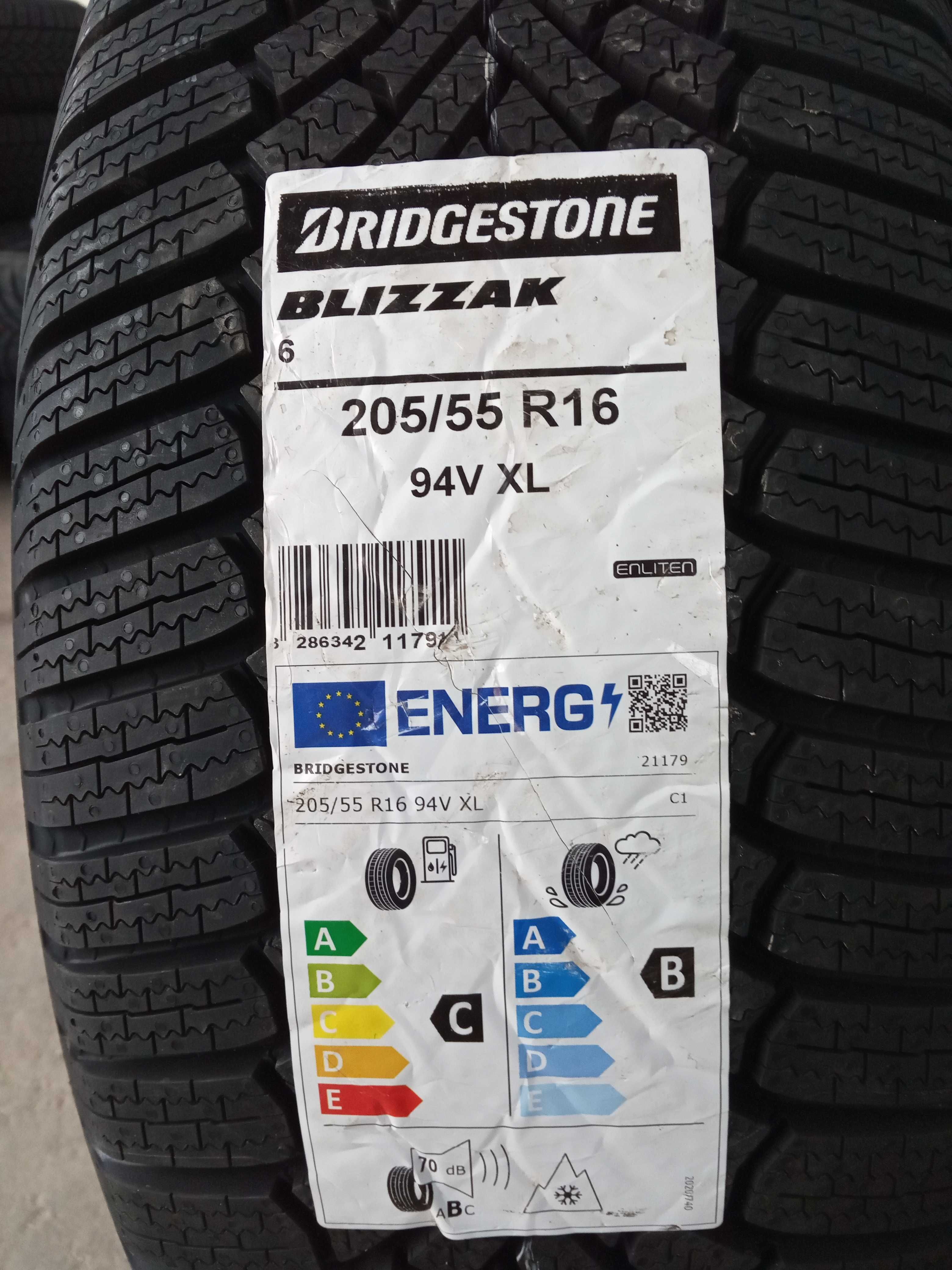 2 Нови зимни гуми 205/55 R16 Bridgestone Blizzak 6 XL Enliten 94V