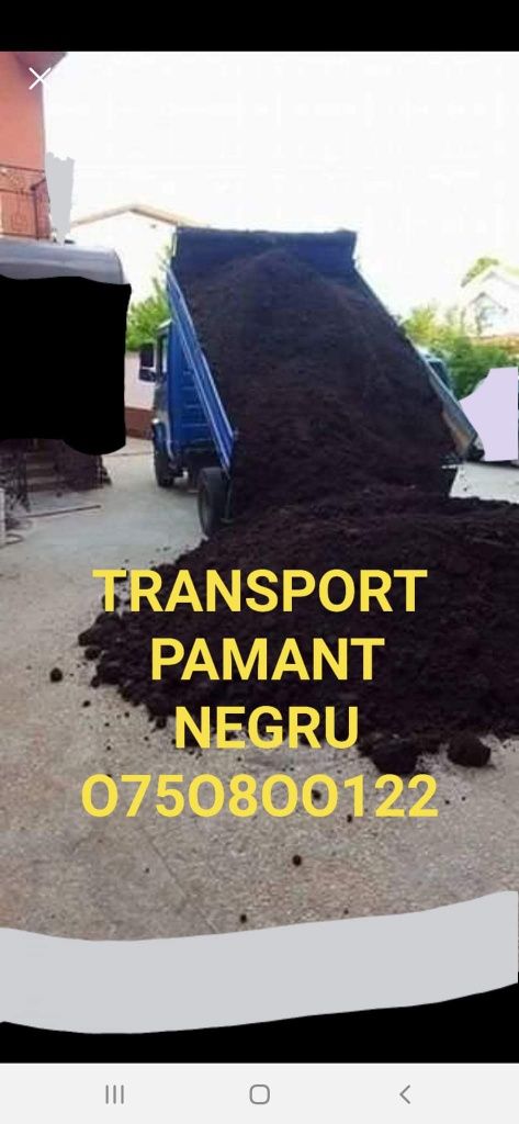 Pamant negru fertil, nisip margaritar, pamant gazon,