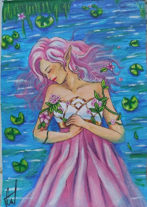 Картина с елф размер А5