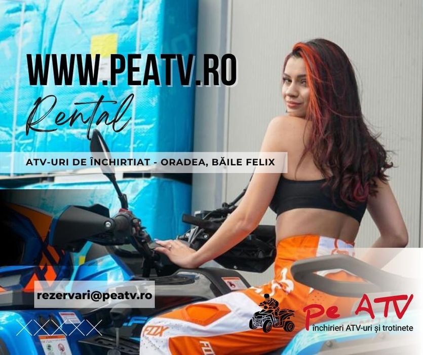 INCHIRIERI ATV | de la 84,99lei/ora | PRETURI MICI | inchiriez ATV