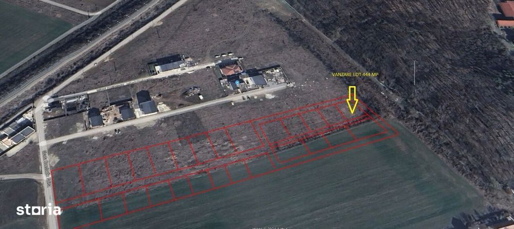 Vanzare teren 444 mp cu dubla deschidere, Padure - Otopeni- Ana Aslan