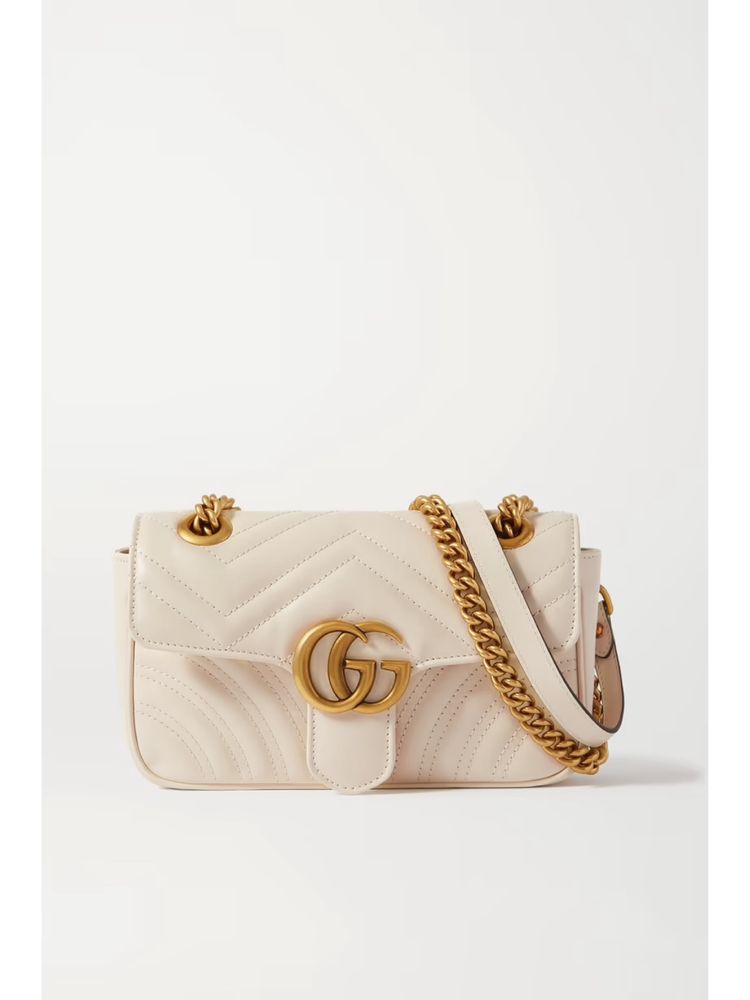 Gucci Marmont Off- white чанта