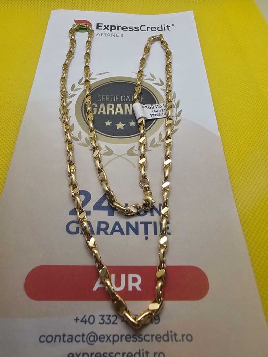Lant aur 14k 12.08g (Ag 29 Siraj b32729)Garantie 2 Ani !!