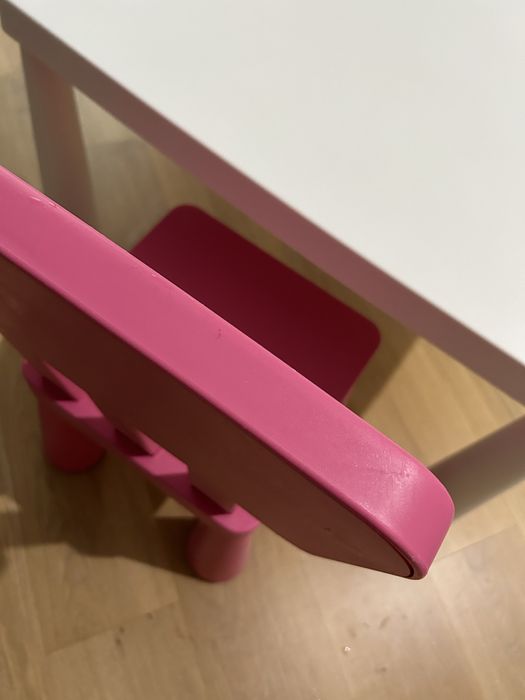 Masa si scaun copii MAMMUT Ikea
