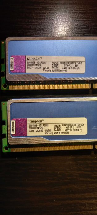 Kit memorie Kingston ddr3