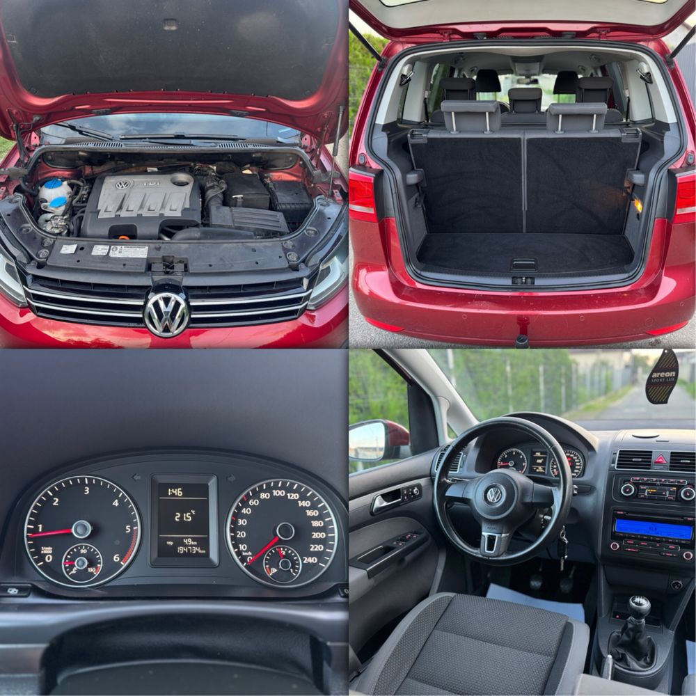 VW TOURAN 1,6 TDI / 7 locuri / 2011 / Euro 5 / Carlig / Posibil Rate