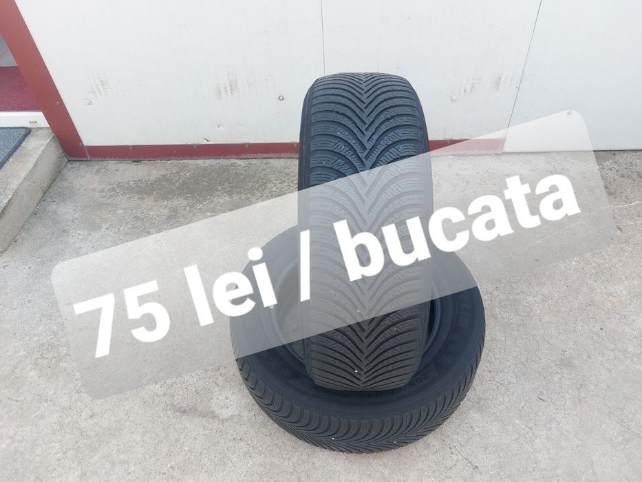 75 lei bucata! Doua anvelope M+S/IARNA 205 60 16 Michelin