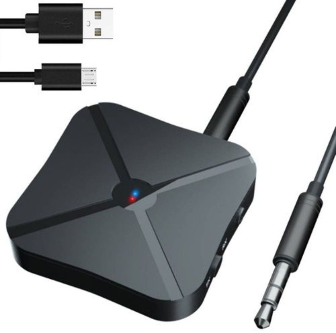 Receptor audio bluetooth 5.0 Sunet stereo 2in1 cu transmiter & baterie
