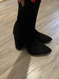 Botine piele intoarsa