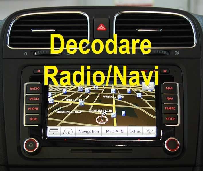 Decodare Radio/Navigatie originala Volkswagen | Audi | Seat | Skoda