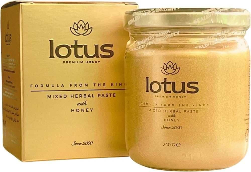 Magiun afrodisiac turcesc Lotus 240g macun miere turceasca
