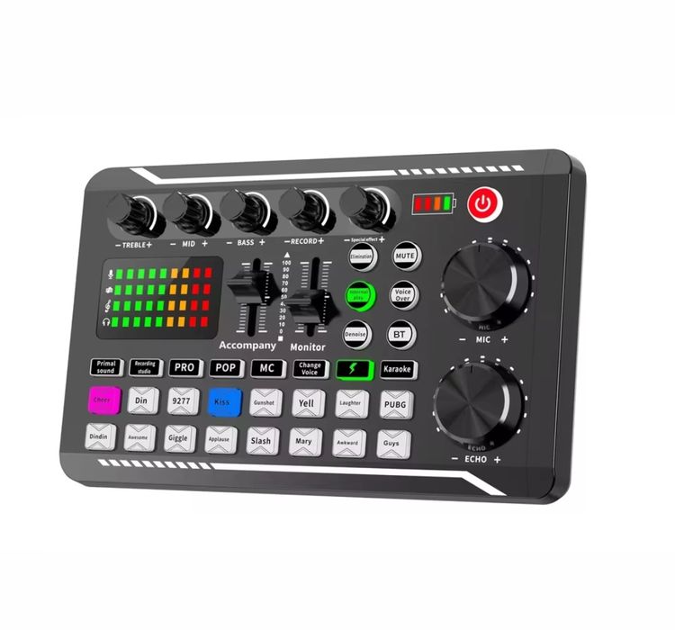 Mixer Audio cu Bluetooth și efecte de sunet , consola dj receiver BT