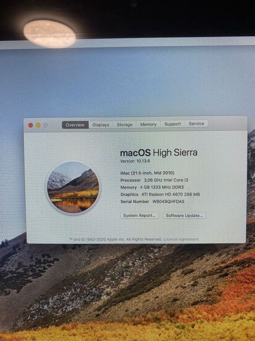 Imac high sierra