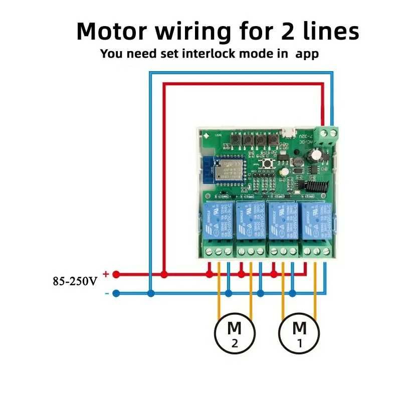 Releu inteligent smart Tuya comutator wifi 4 canale Smart Life 220v