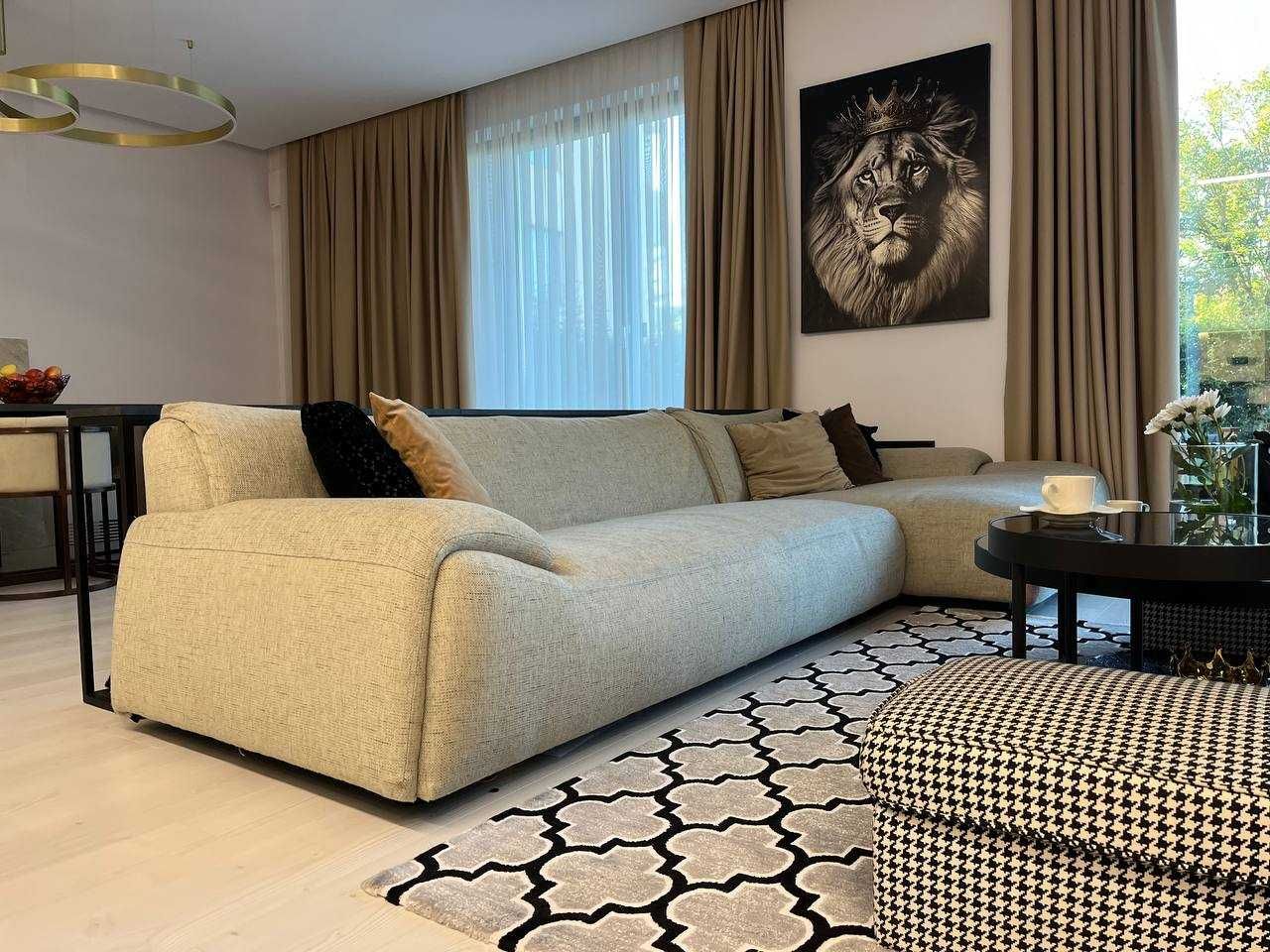 Диван с лежанка KUKA HOME Collection