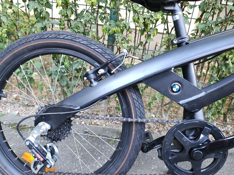 Bicicleta copii BMW Junior 20 zoll 6-9 ani negru mat