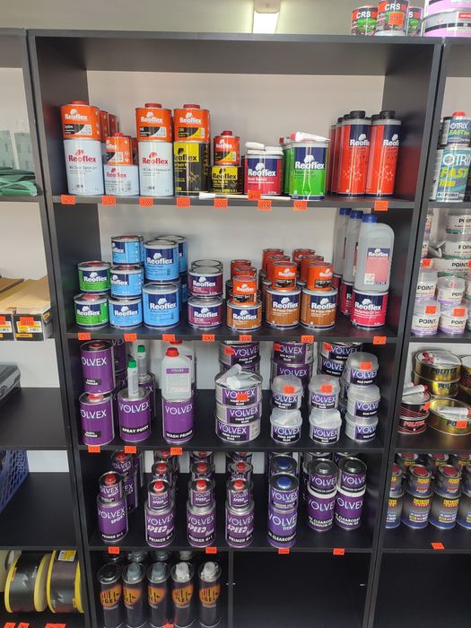 Автомобильные краски, лаки, грунт, шпатлёвка и многое другое