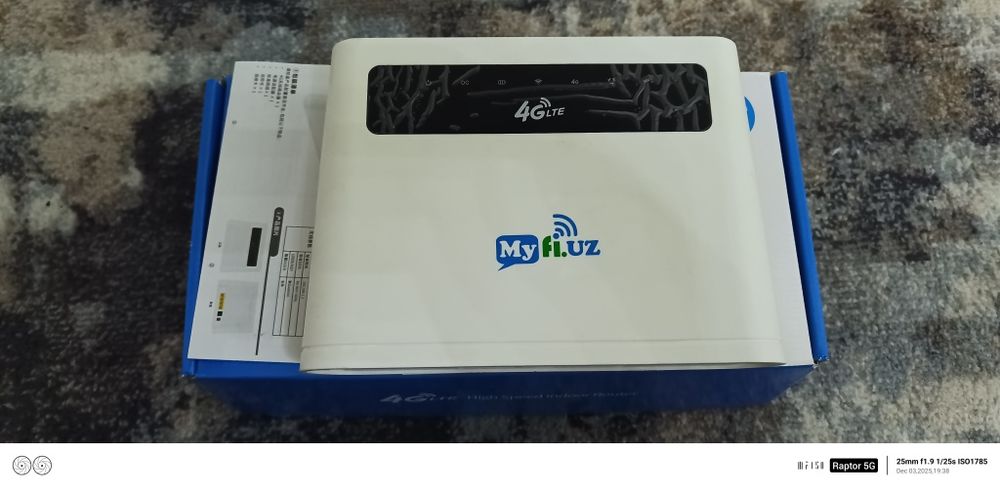 Wifi 4G SIM card da ishlaydi batareya 5000 mAh zaryadi 1-kunga yetadi