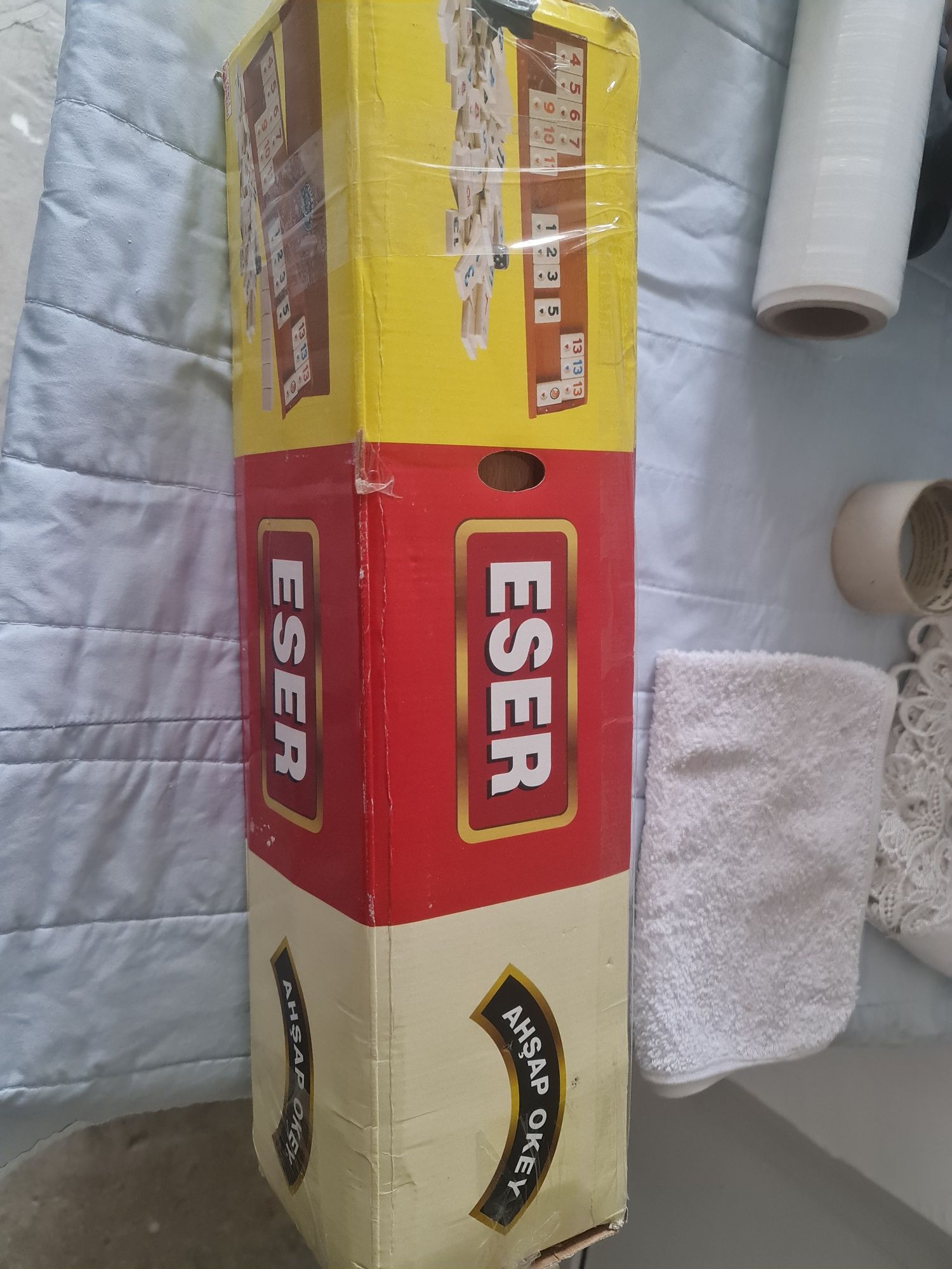 Joc de remi nou cu tabla din lemn