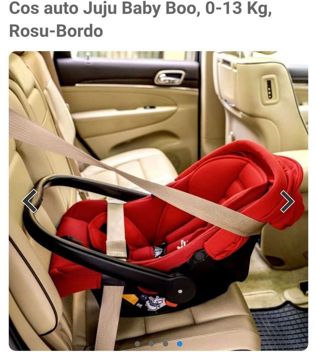 Scoică pentru mașină bebelus 0- 2 ani.