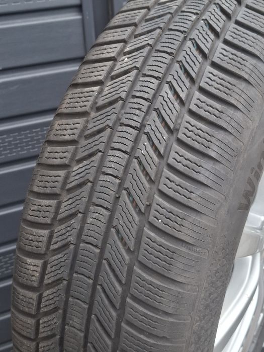 Set 4 jante 5x112 cu anvelope de iarna 215 65 17 Continental  dot 2022