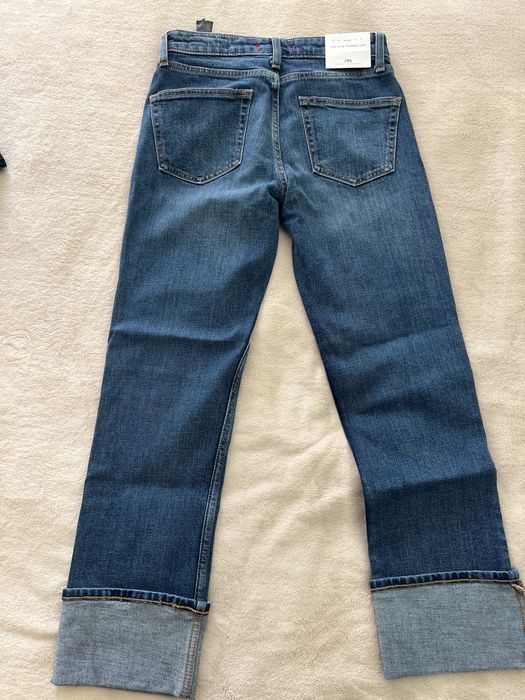 Дънки ЗАРА с етикет