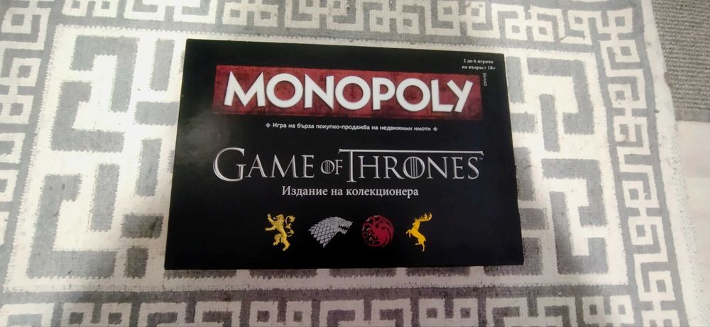 Monopoly Game of thrones / Игра на тронове монополи board game