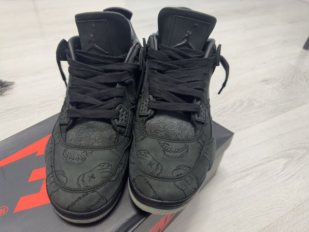 Jordan 4 KAWS Black